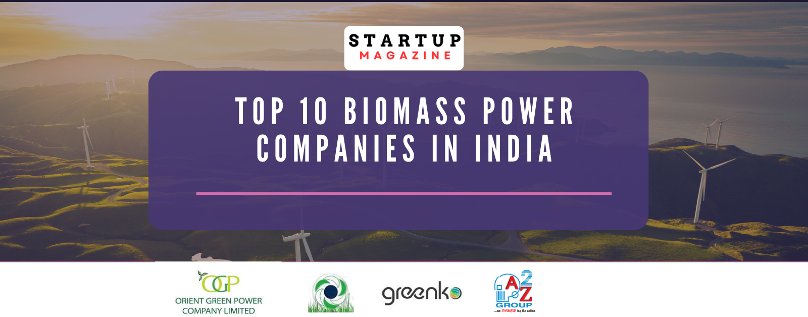 Top 10 Biomass Power Companies in India