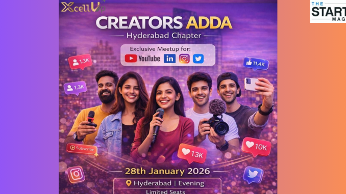 Creators Adda Influencers Meetup Set to Take Place in Hyderabad